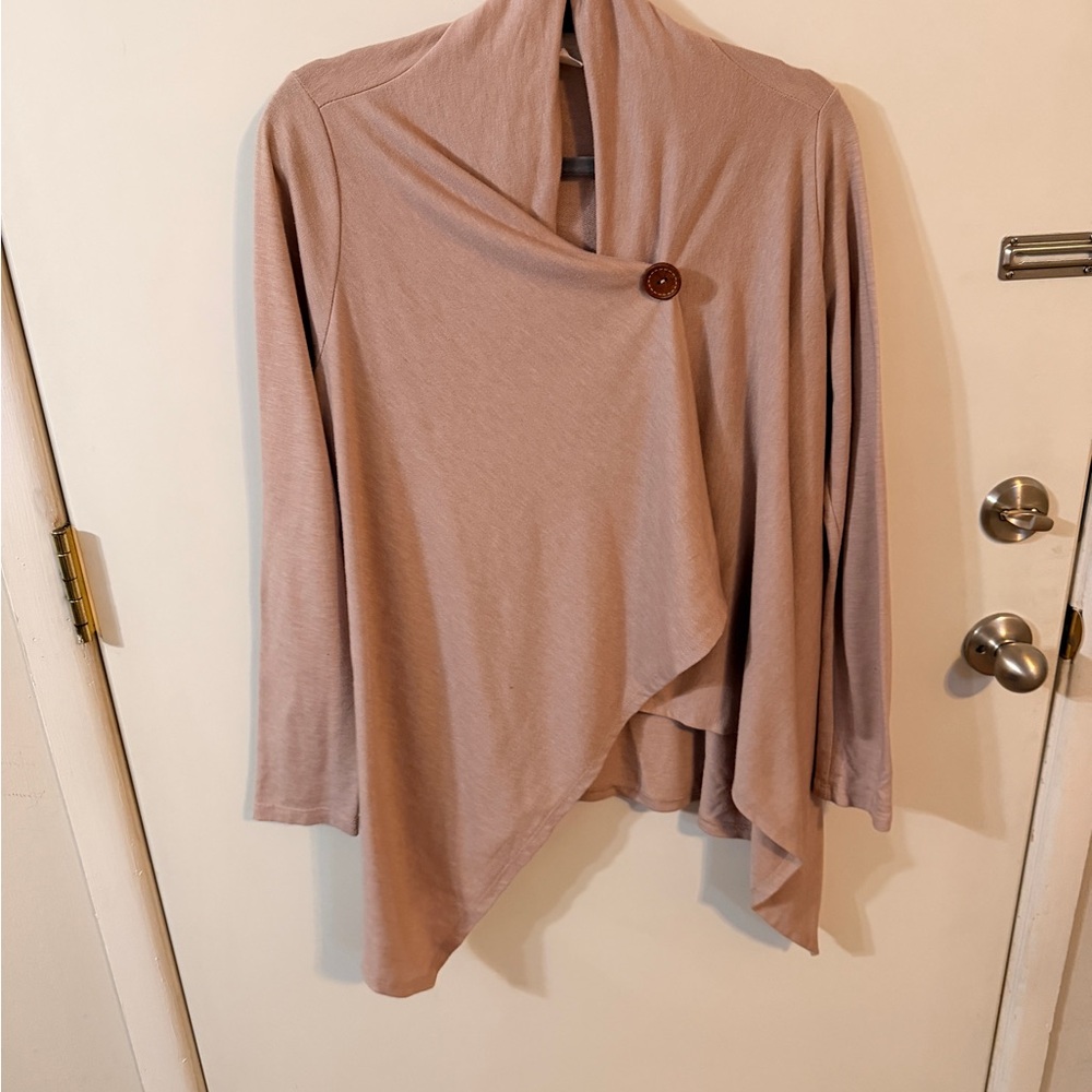 Bobeau Soft Pink Cardigan